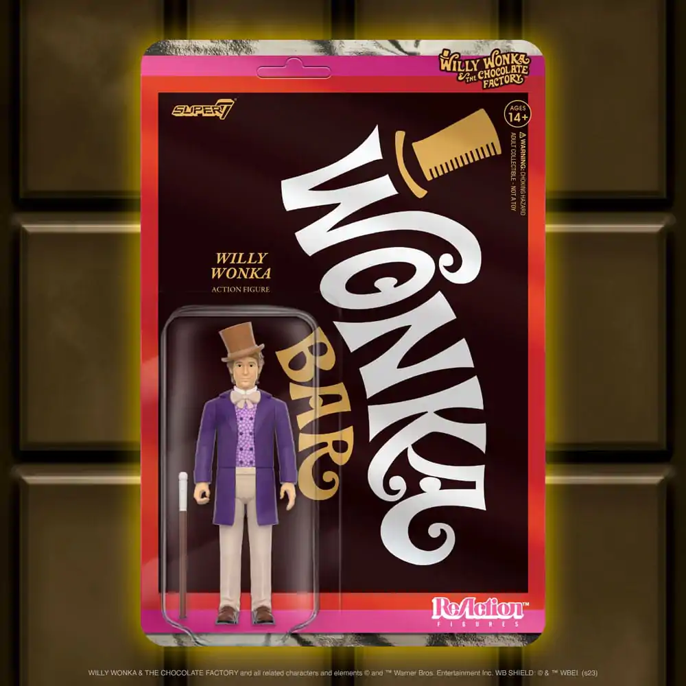 Charlie und die Schokoladenfabrik (1971) ReAction Actionfigur Willy Wonka Wave 01 10 cm Produktfoto