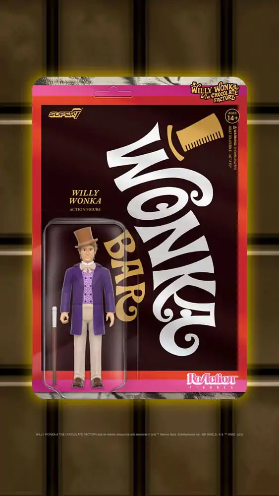 Charlie und die Schokoladenfabrik (1971) ReAction Actionfigur Willy Wonka Wave 01 10 cm Produktfoto