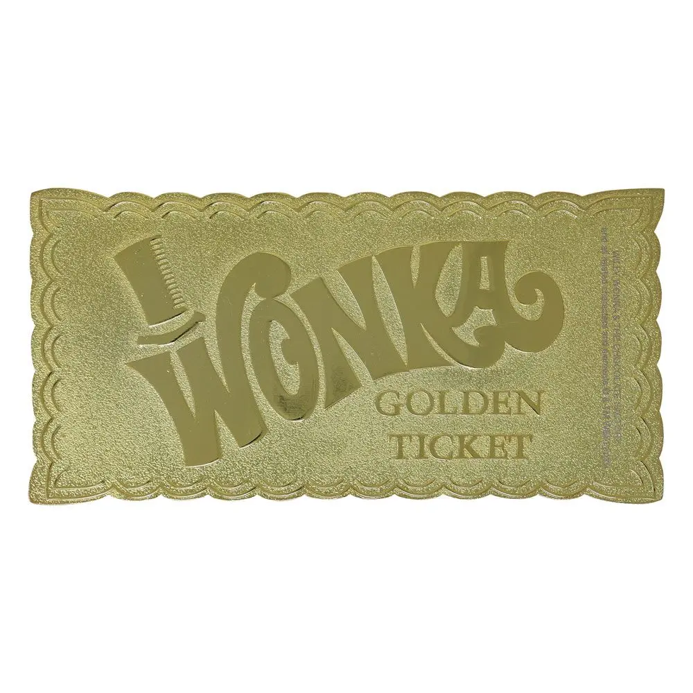 Charlie und die Schokoladenfabrik Replik Mini Golden Ticket Produktfoto