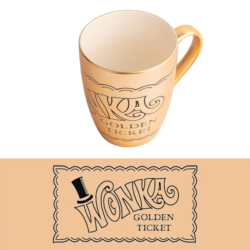 Willy Wonka Golden Ticket Tasse 350ml termékfotó