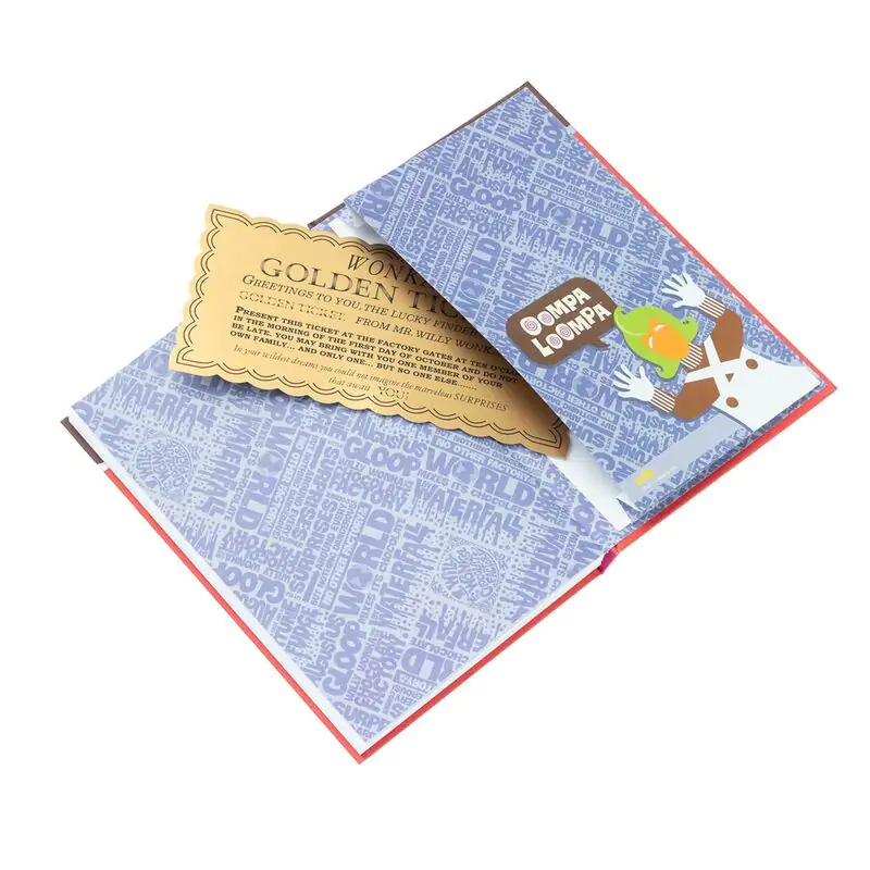 Willy Wonka Wonka Bar A5 Notizbuch Produktfoto