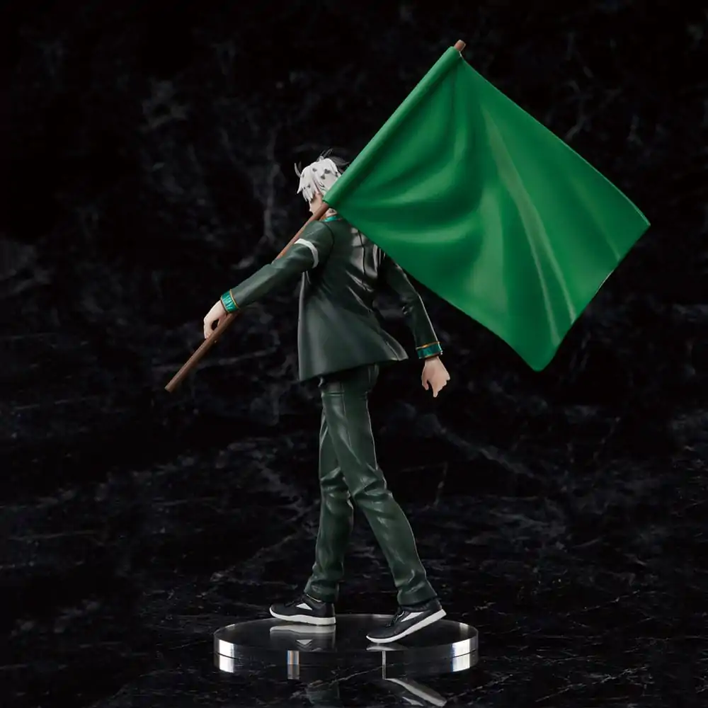 Wind Breaker Statue PVC Sakura Haruka Limited Edition with Bowfurylin School Flag 18 cm Produktfoto