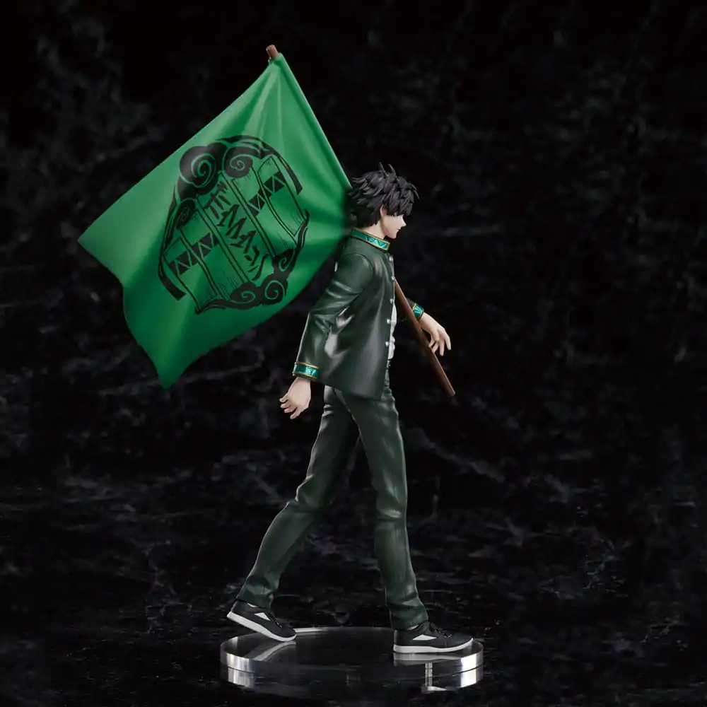 Wind Breaker Statue PVC Sakura Haruka Limited Edition with Bowfurylin School Flag 18 cm Produktfoto