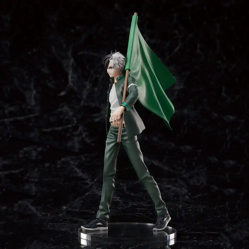 Wind Breaker Statue PVC Sakura Haruka Limited Edition with Bowfurylin School Flag 18 cm Produktfoto