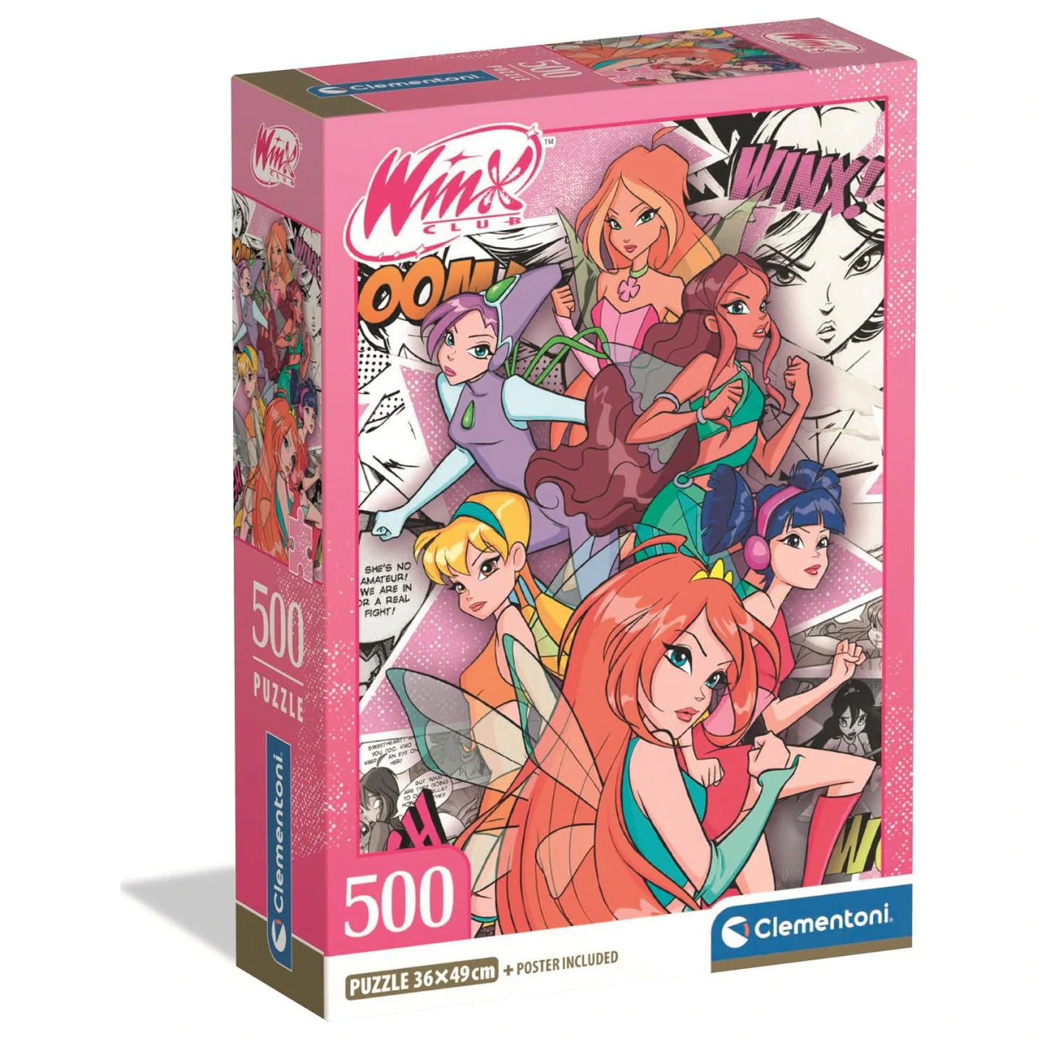 Winx Club Comic 500-teiliges Kompakt Puzzle Produktfoto
