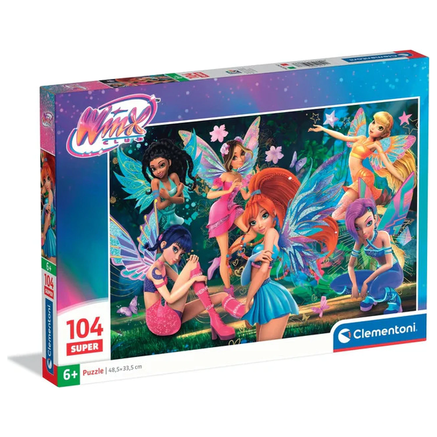 Winx Club Mystical 104-teiliges Super Puzzle Clementoni Produktfoto