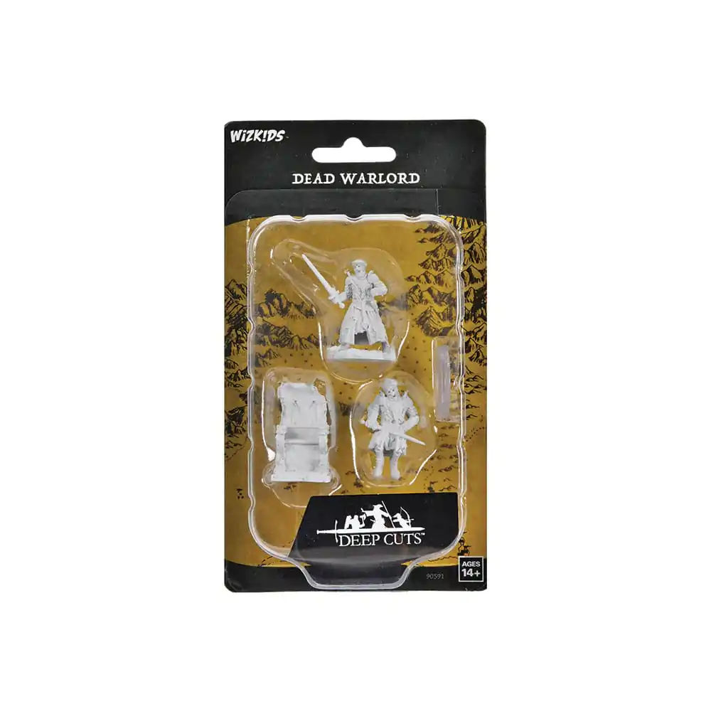 WizKids Deep Cuts Miniaturen Unbemalte Miniaturen 2er-Pack Dead Warlord Produktfoto