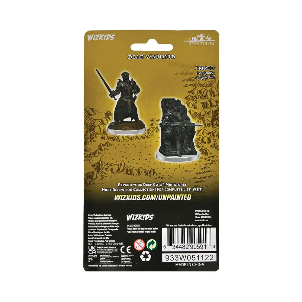 WizKids Deep Cuts Miniaturen Unbemalte Miniaturen 2er-Pack Dead Warlord Produktfoto