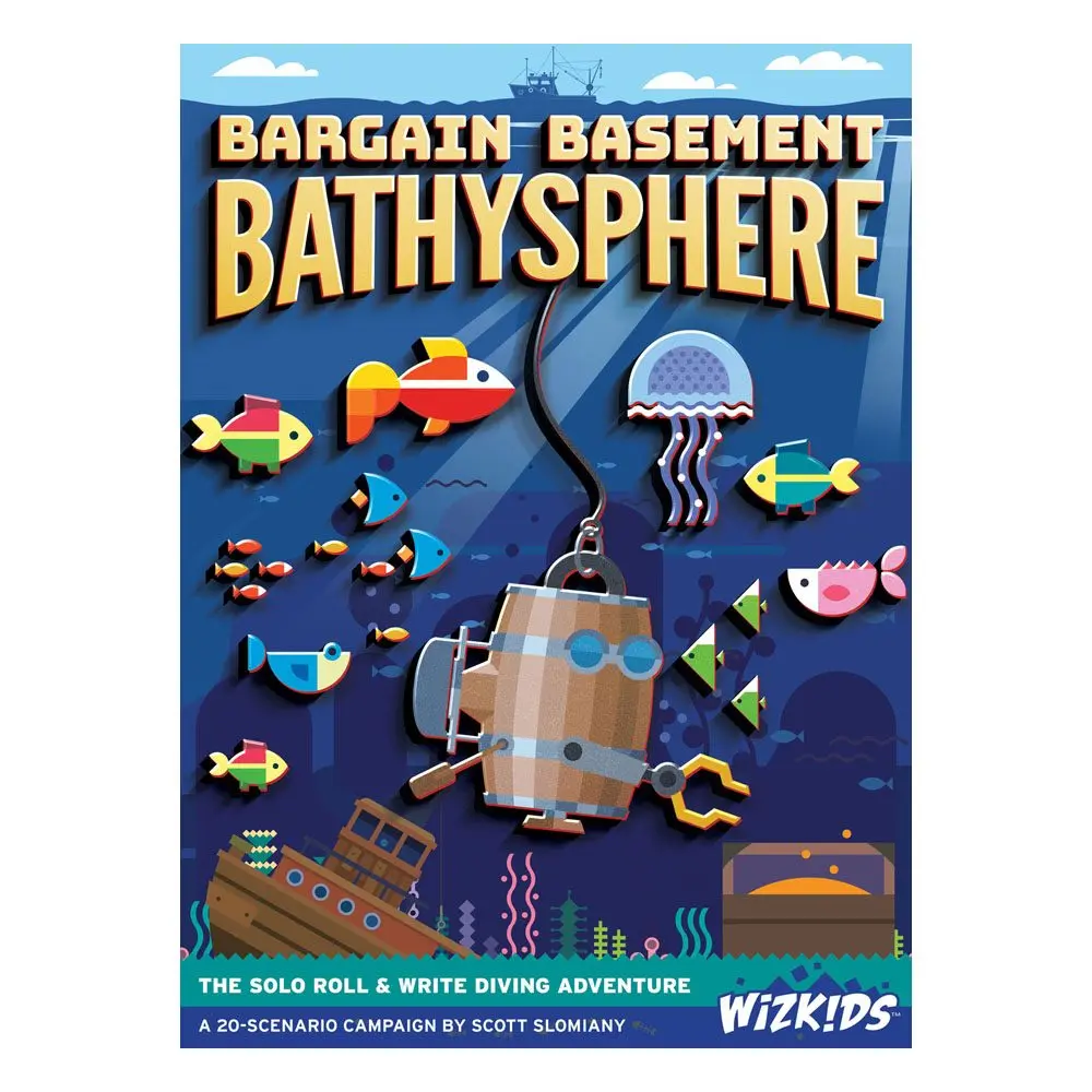 WizKids Roll & Write Würfelspiel Bargain Basement Bathysphere *Englische Version* Produktfoto