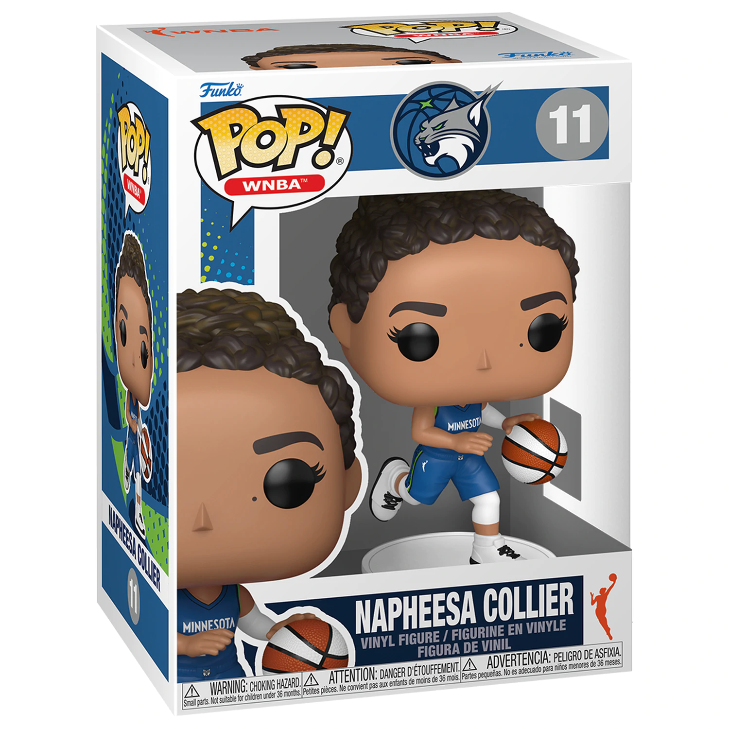 WNBA Legends Funko POP! Sports Vinyl Figur Lynx- Napheesa Collier 9 cm Produktfoto