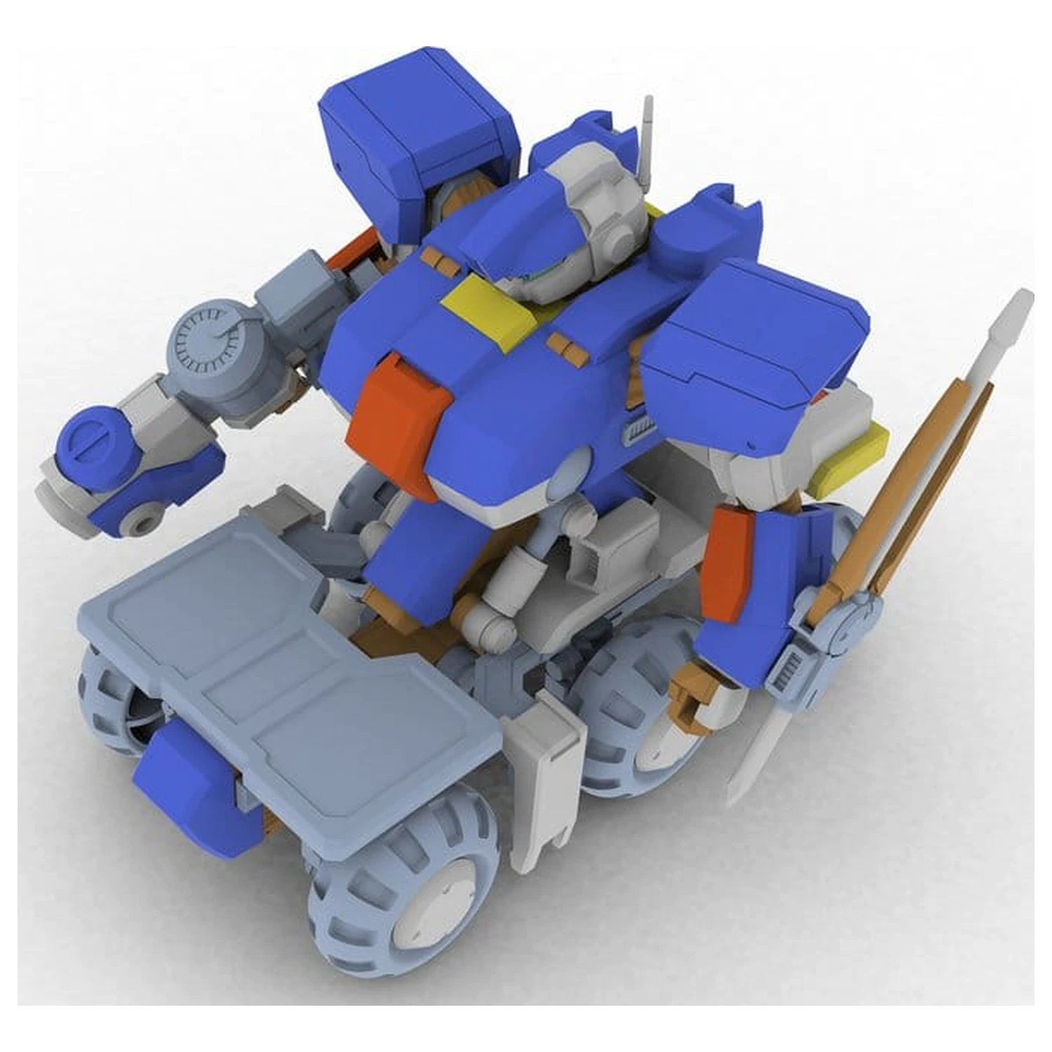 Wolf Fang Sky Fang 2001 Plastik Modellbausatz TYPE04 Shinryu 10 cm Produktfoto