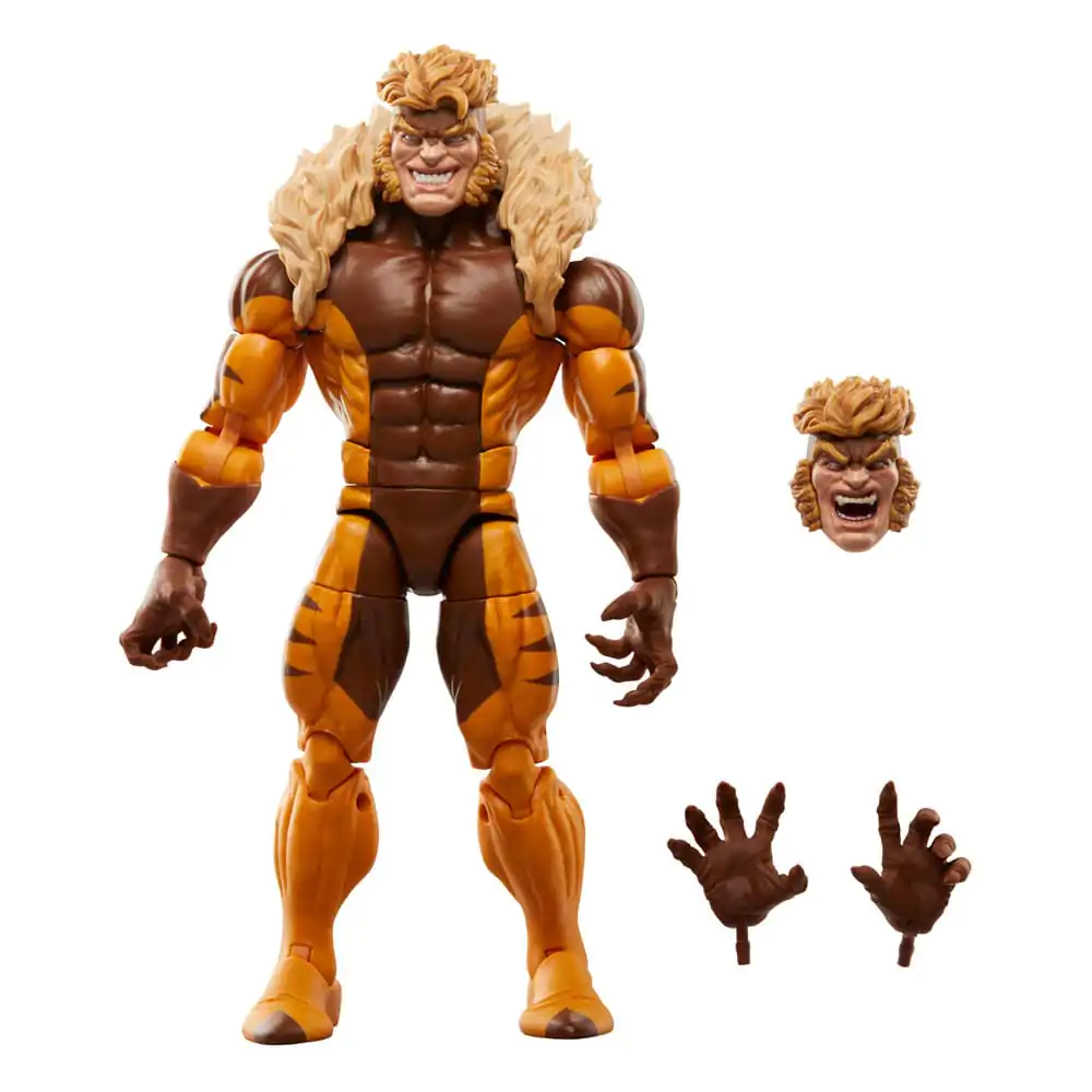 Wolverine 50th Anniversary Marvel Legends Actionfiguren 2er-Pack Marvel's Logan &amp; Sabretooth 15 cm Produktfoto