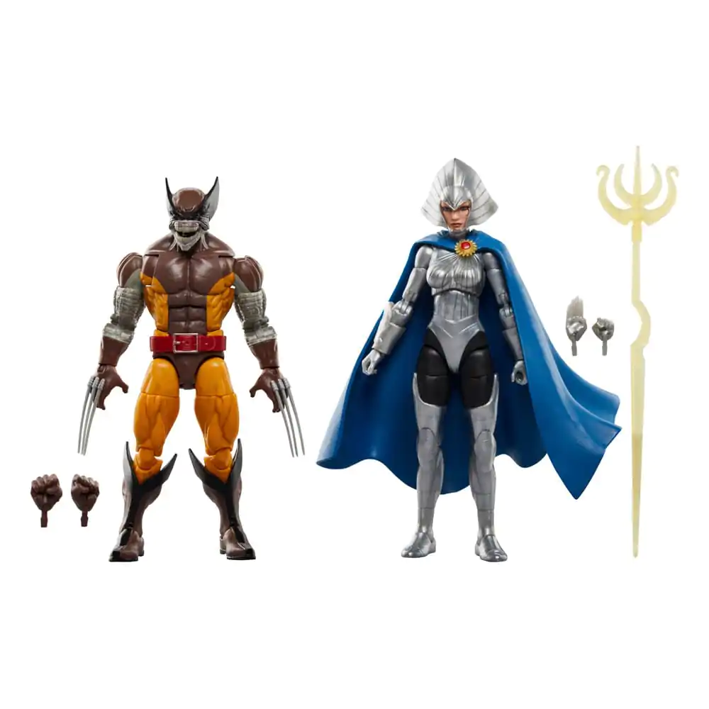 Wolverine 50th Anniversary Marvel Legends Actionfiguren 2er-Pack Wolverine & Lilandra Neramani 15 cm termékfotó