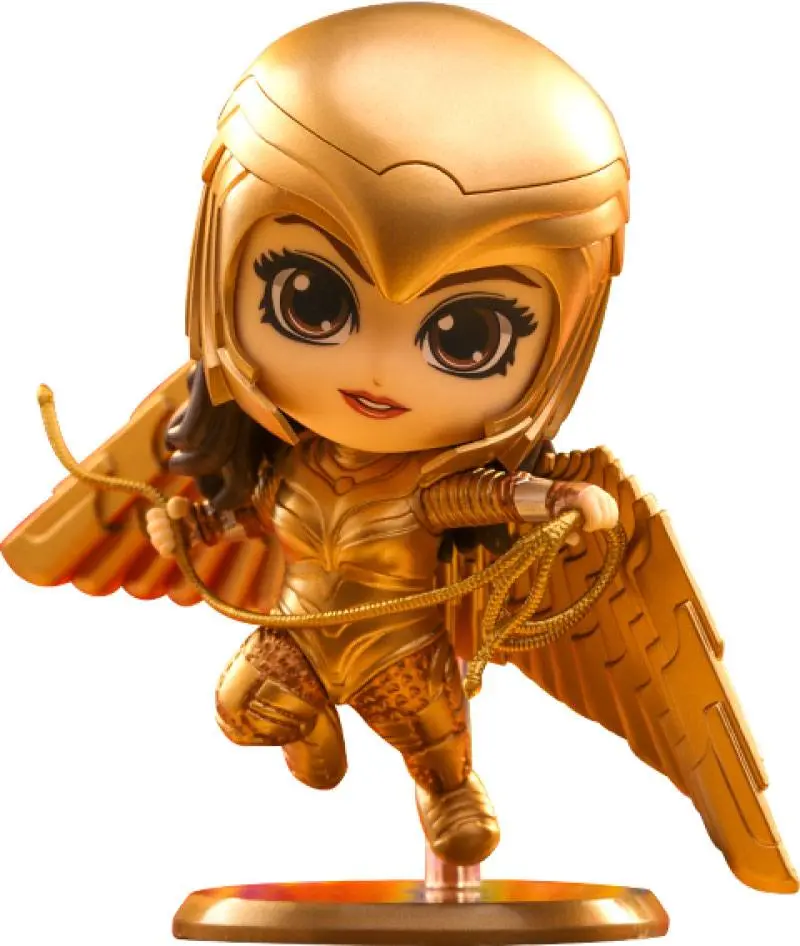 Wonder Woman 1984 Cosbaby (S) Minifigur Golden Armor Wonder Woman (Flying Version) 10 cm termékfotó