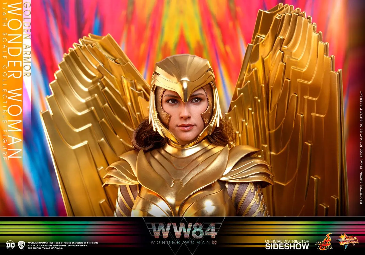 Wonder Woman 1984 Movie Masterpiece Actionfigur 1/6 Golden Armor Wonder Woman 30 cm Produktfoto