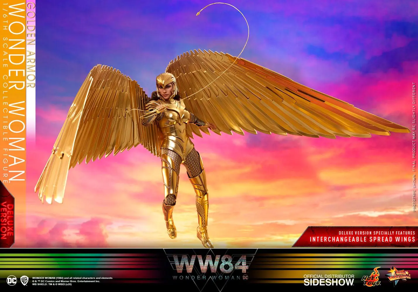 Wonder Woman 1984 Movie Masterpiece Actionfigur 1/6 Golden Armor Wonder Woman (Deluxe) 30 cm Produktfoto