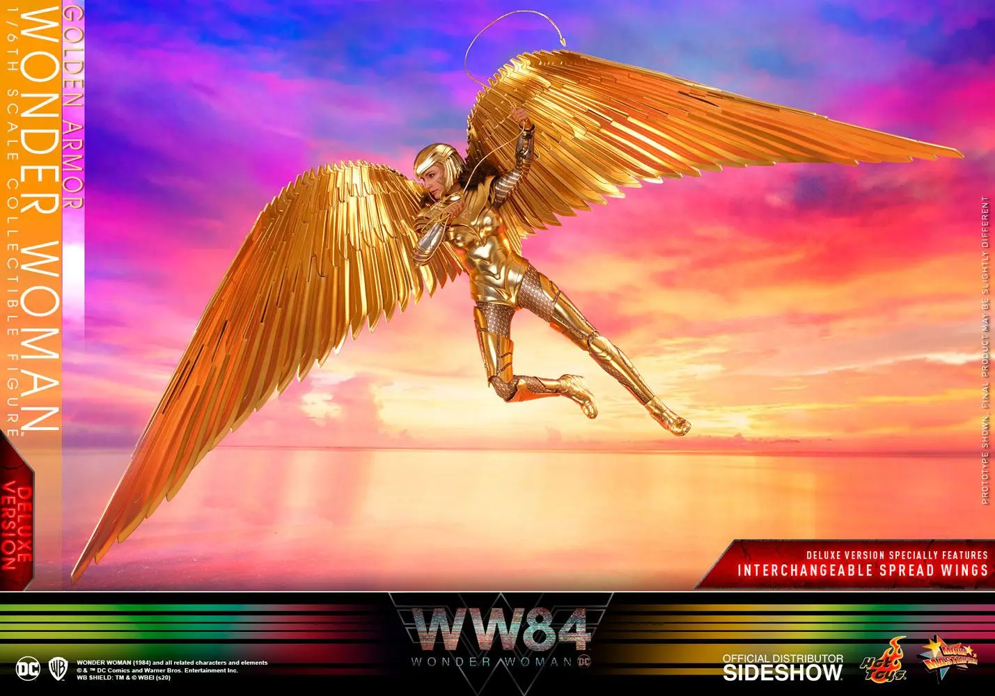 Wonder Woman 1984 Movie Masterpiece Actionfigur 1/6 Golden Armor Wonder Woman (Deluxe) 30 cm Produktfoto