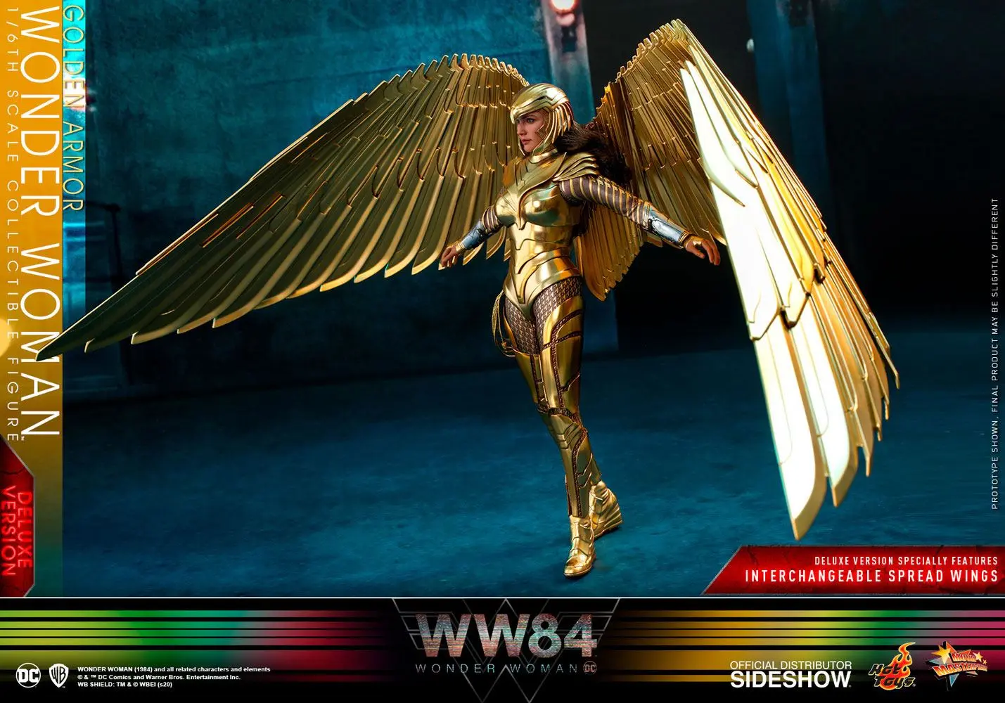 Wonder Woman 1984 Movie Masterpiece Actionfigur 1/6 Golden Armor Wonder Woman (Deluxe) 30 cm Produktfoto