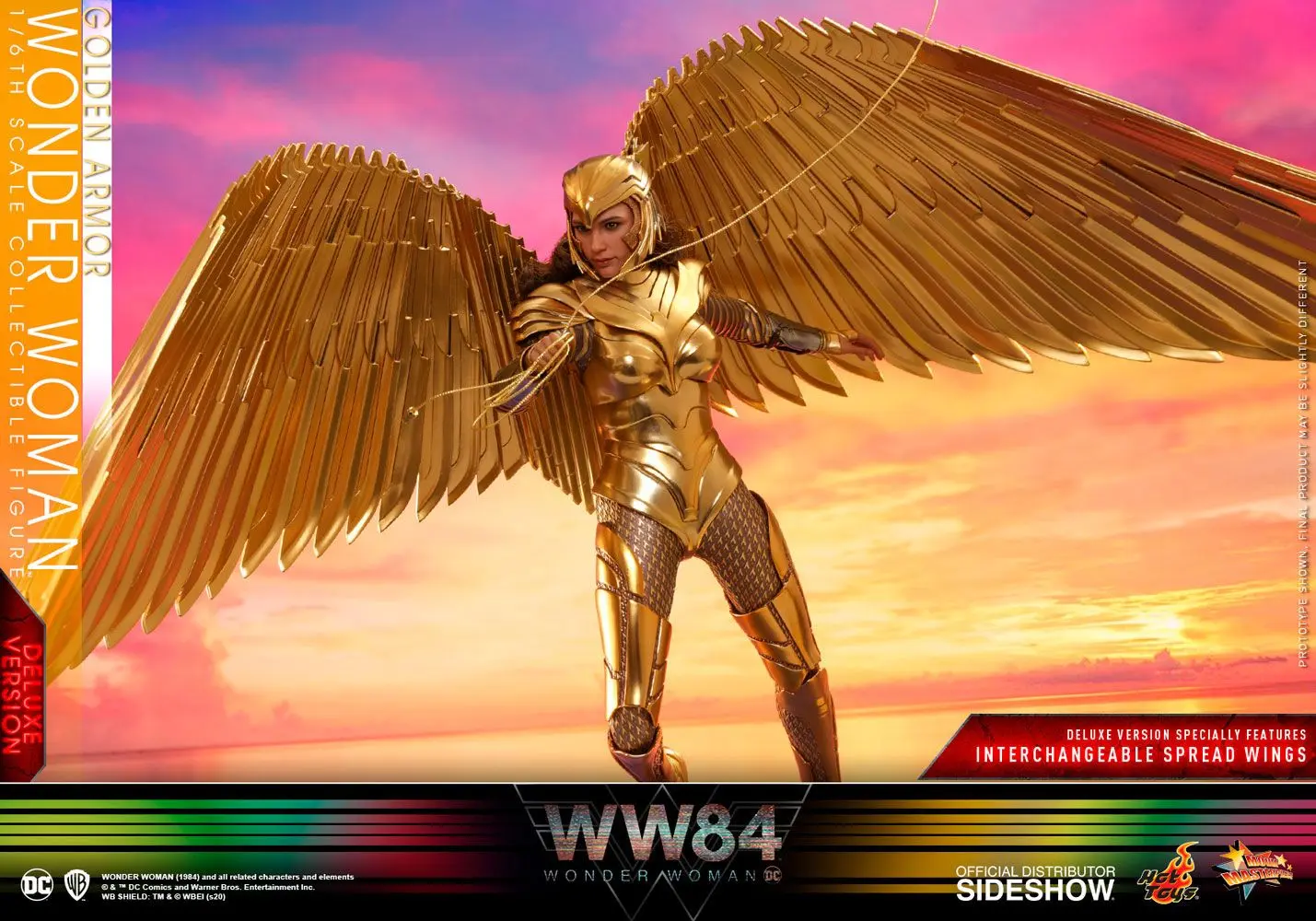 Wonder Woman 1984 Movie Masterpiece Actionfigur 1/6 Golden Armor Wonder Woman (Deluxe) 30 cm Produktfoto