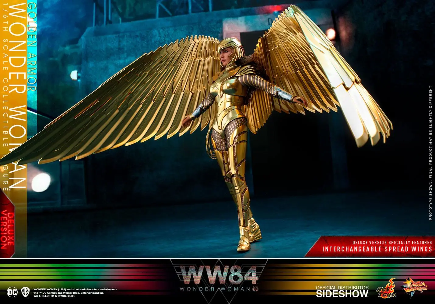 Wonder Woman 1984 Movie Masterpiece Actionfigur 1/6 Golden Armor Wonder Woman (Deluxe) 30 cm Produktfoto