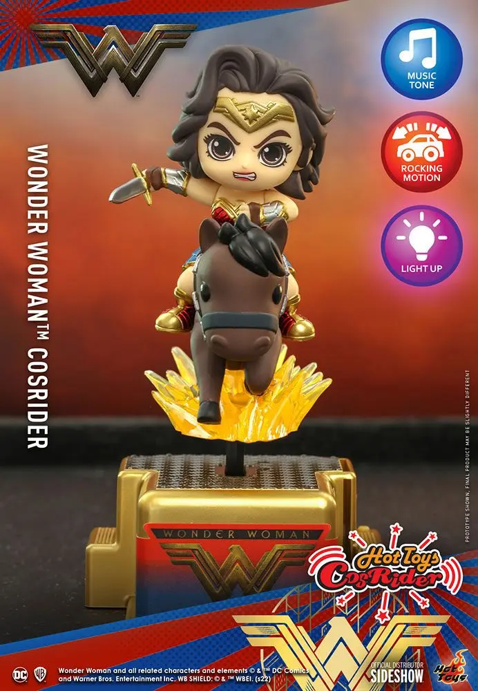 Wonder Woman CosRider Minifigur mit Sound und Leuchtfunktion Wonder Woman 13 cm Produktfoto