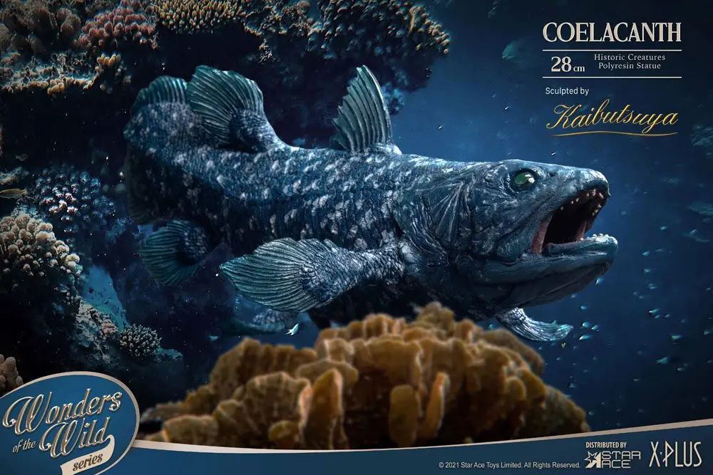 Wonders of the Wild Statue Coelacanth Deluxe Version 28 cm Produktfoto