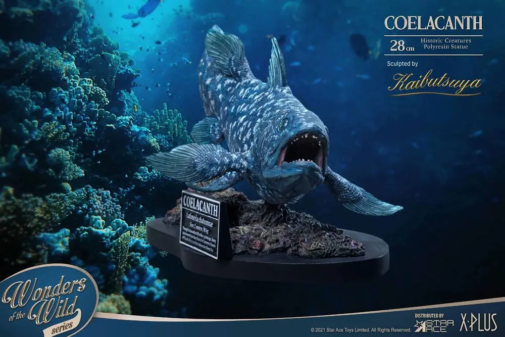Wonders of the Wild Statue Coelacanth Deluxe Version 28 cm Produktfoto