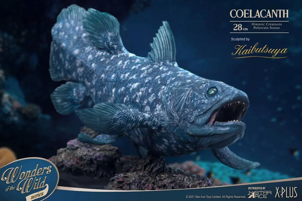 Wonders of the Wild Statue Coelacanth Deluxe Version 28 cm Produktfoto
