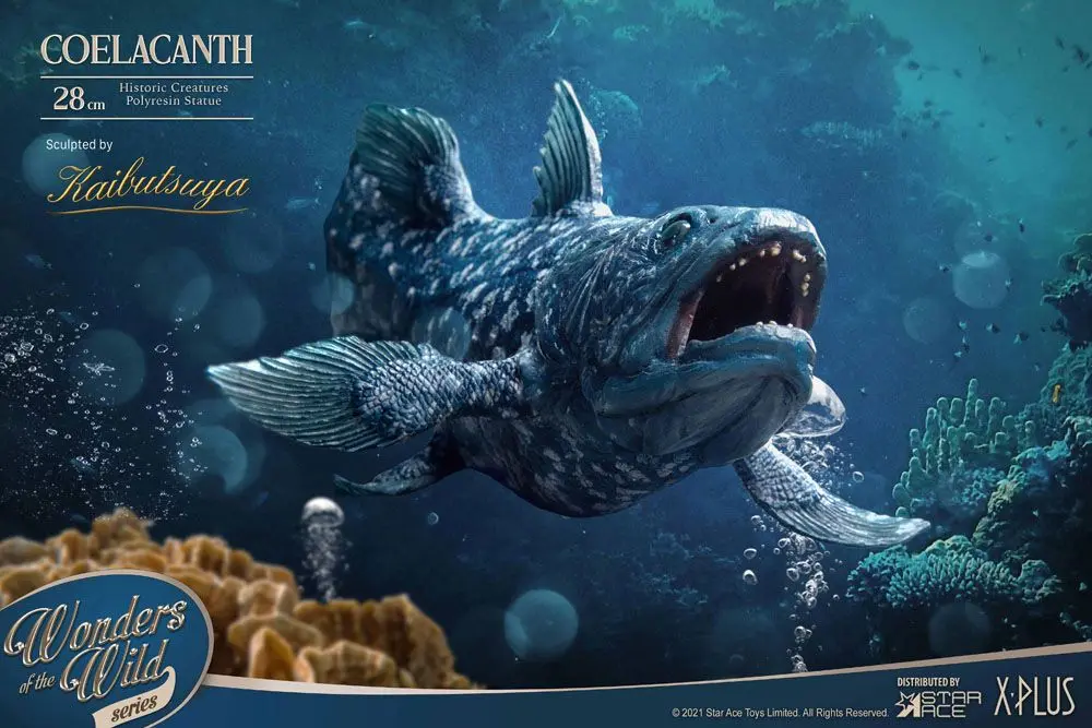 Wonders of the Wild Statue Coelacanth Deluxe Version 28 cm Produktfoto