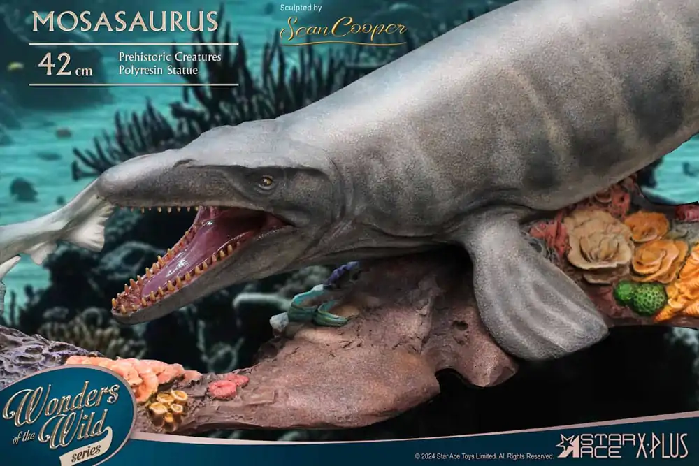 Wonders of the Wild Statue Mosasaurus (DX) 42 cm Produktfoto