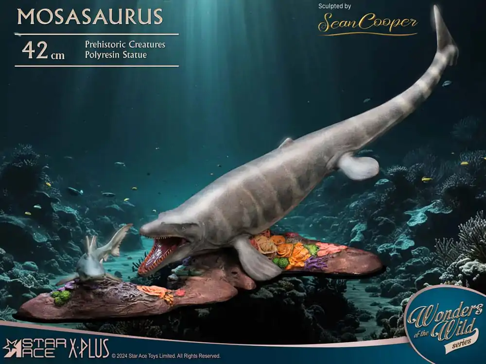 Wonders of the Wild Statue Mosasaurus (DX) 42 cm Produktfoto