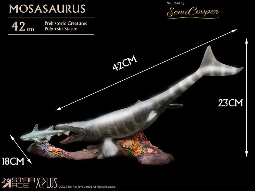 Wonders of the Wild Statue Mosasaurus (DX) 42 cm Produktfoto