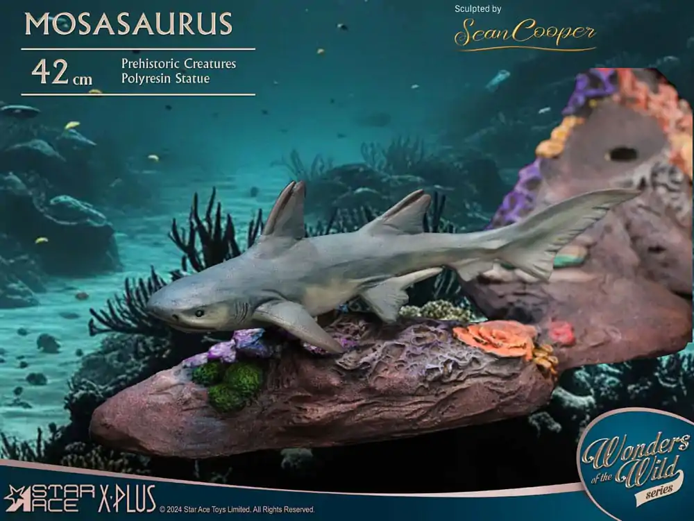 Wonders of the Wild Statue Mosasaurus (DX) 42 cm Produktfoto