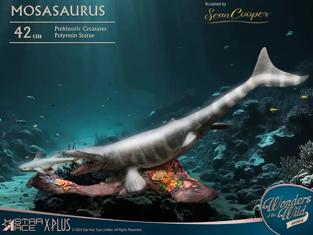 Wonders of the Wild Statue Mosasaurus (DX) 42 cm Produktfoto