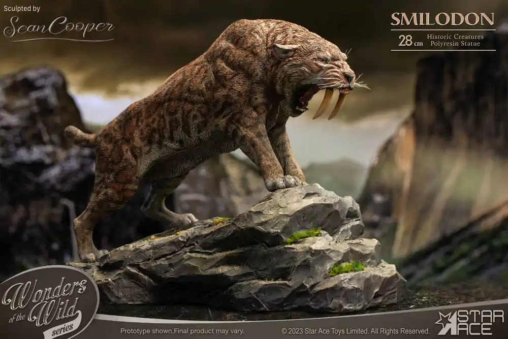Wonders of the Wild Series Statue Smilodon 28 cm Produktfoto