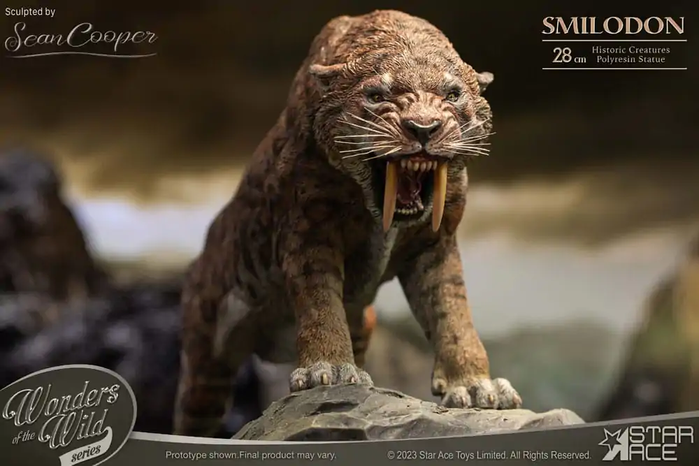 Wonders of the Wild Series Statue Smilodon 28 cm Produktfoto