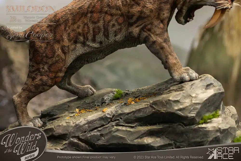 Wonders of the Wild Series Statue Smilodon 28 cm Produktfoto