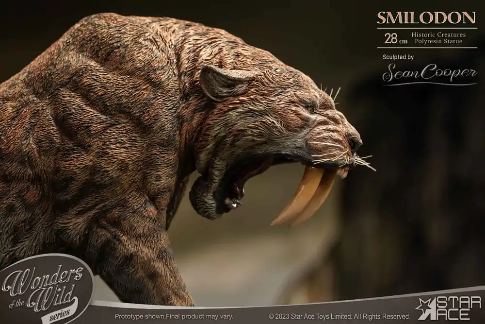 Wonders of the Wild Series Statue Smilodon 28 cm Produktfoto