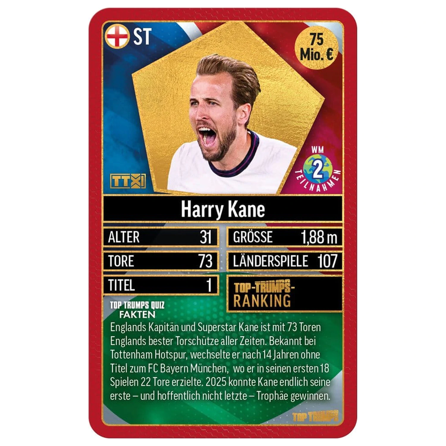 World Football Stars Sammelkartenspiel 200 Packung 1 *Deutsche Version* Produktfoto