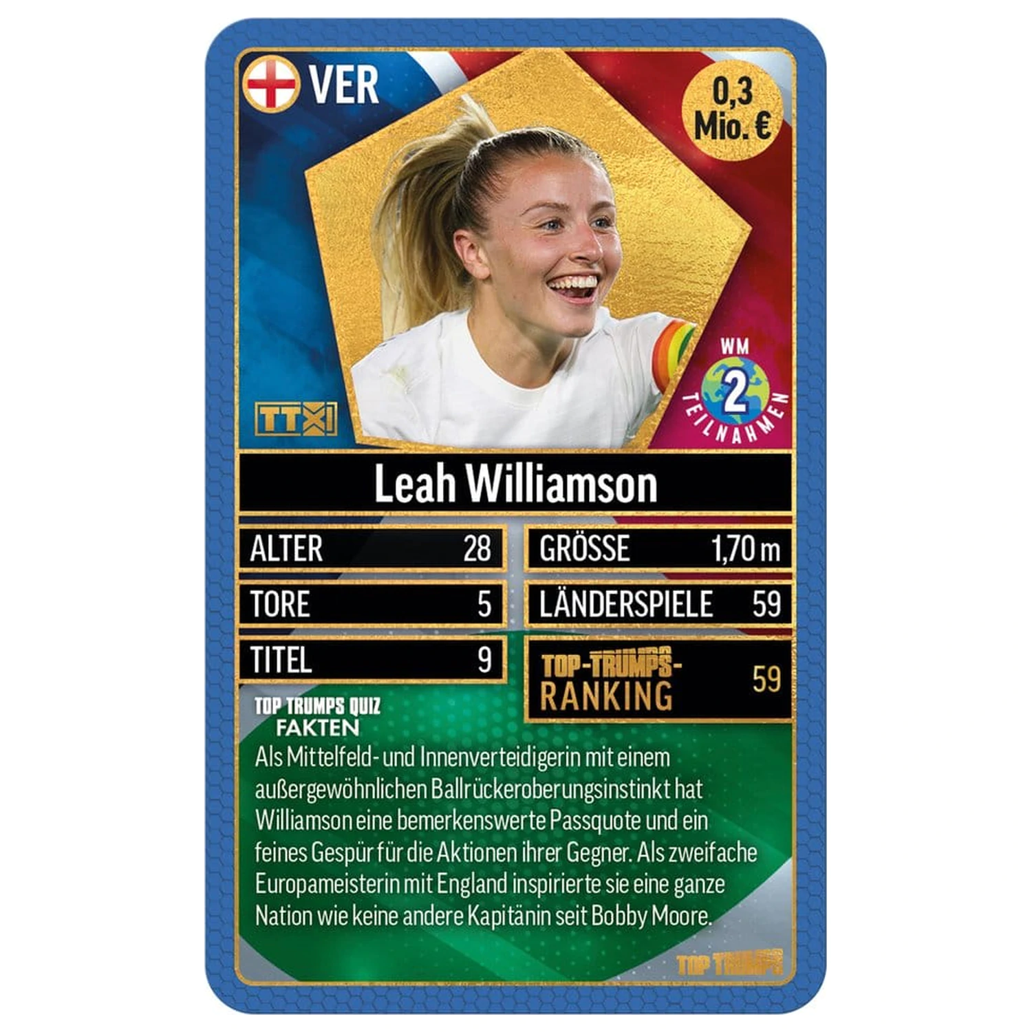 World Football Stars Kartenspiel 200er Pack 2 *deutsche Version* Produktfoto