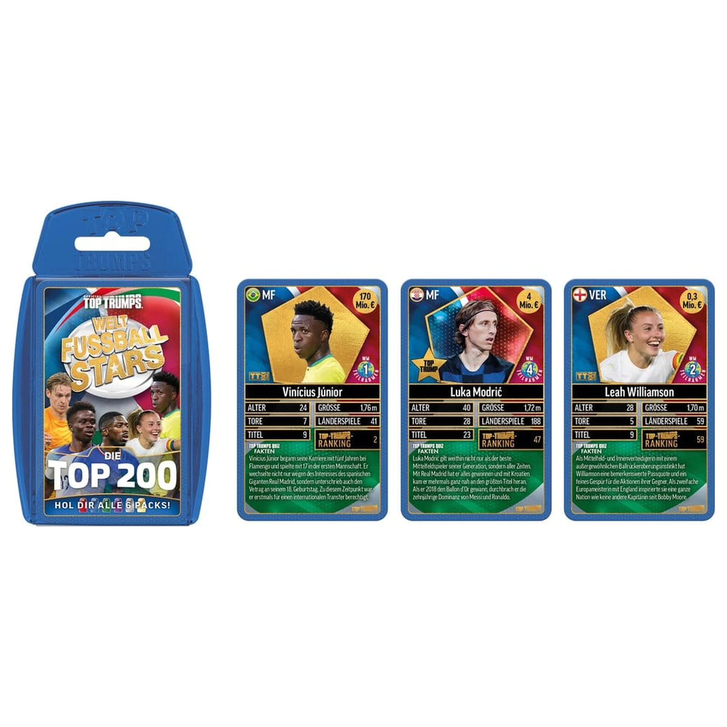 World Football Stars Kartenspiel 200er Pack 2 *deutsche Version* Produktfoto