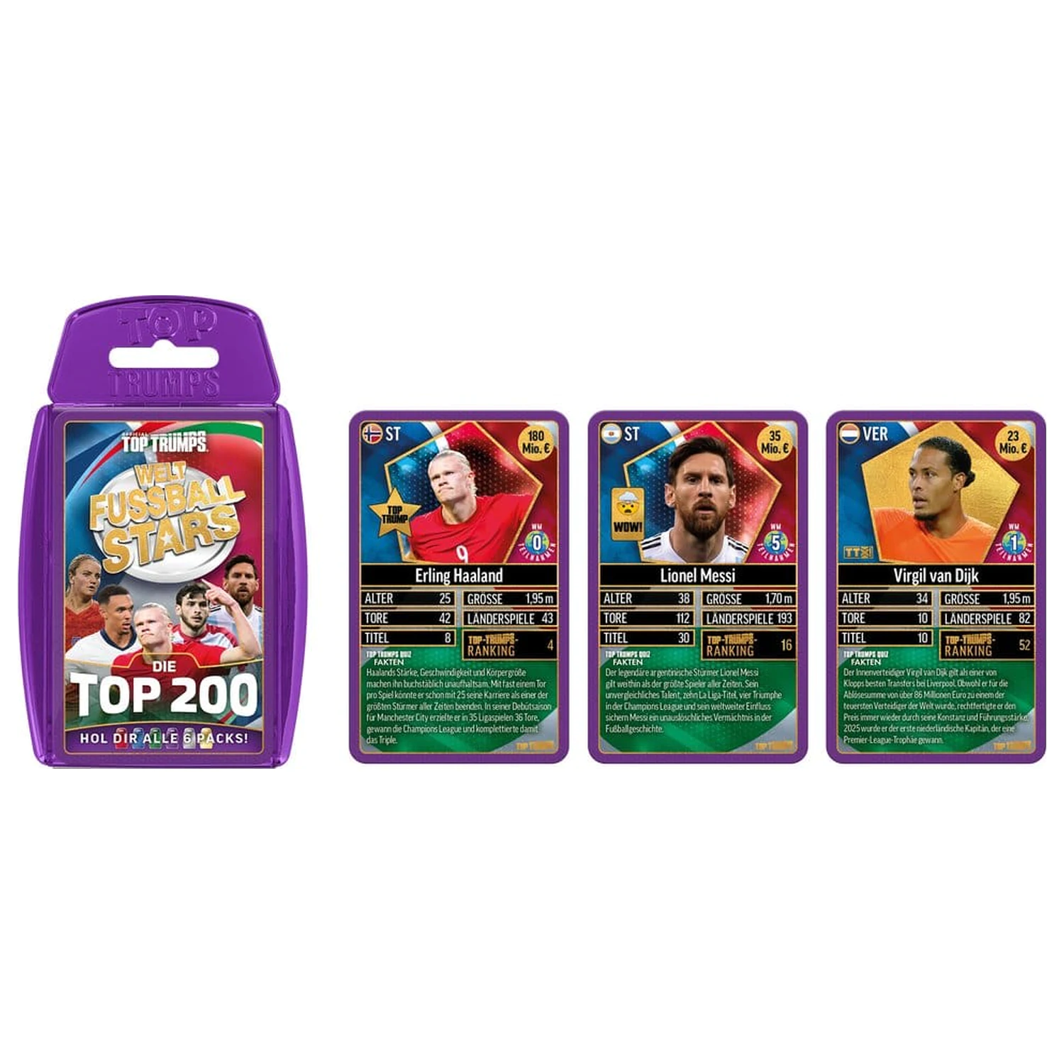 World Football Stars Card Game 200er Packung 4 *Deutsche Version* Produktfoto