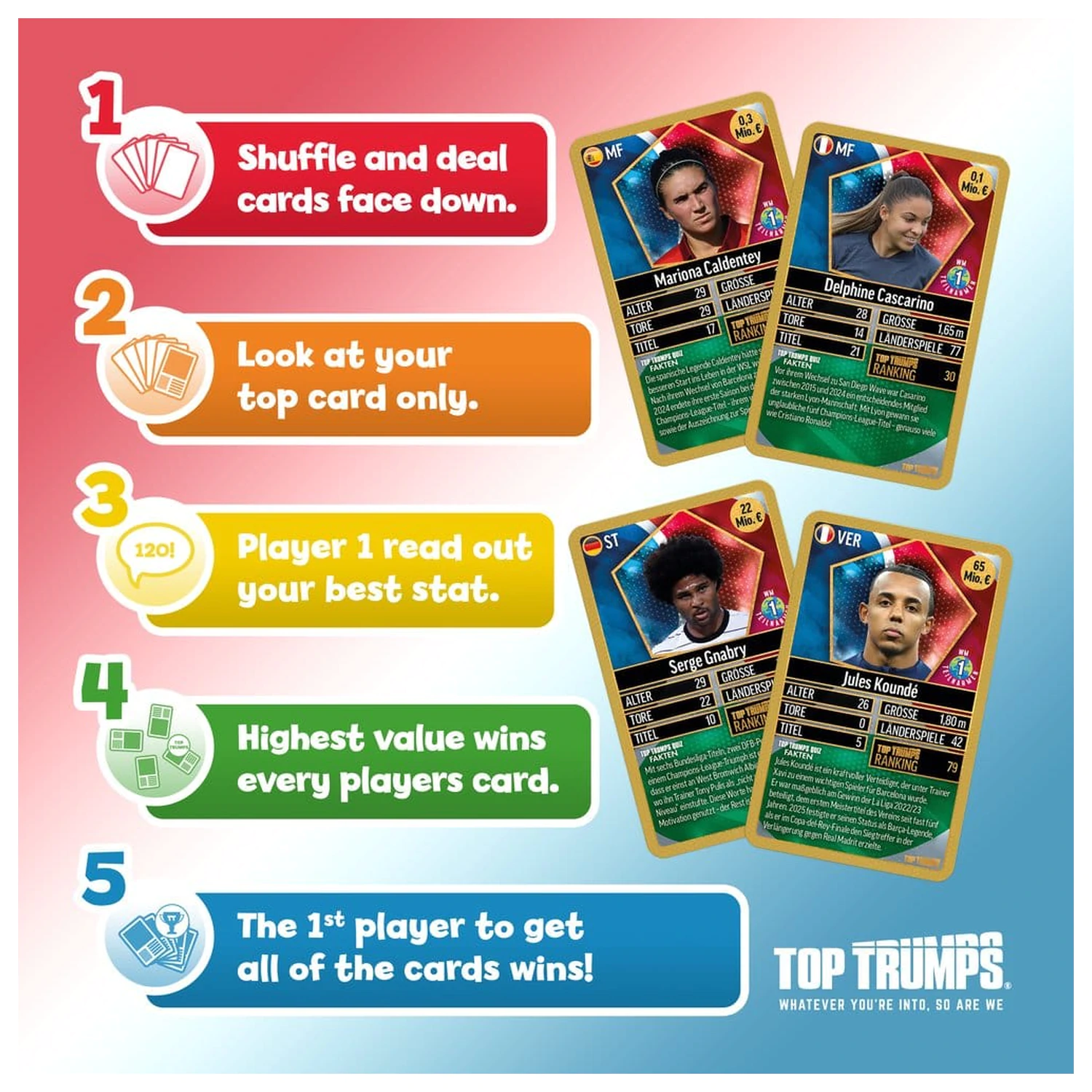 World Football Stars Sammelkartenspiel 200 Packung 6 *deutsche Version* Produktfoto