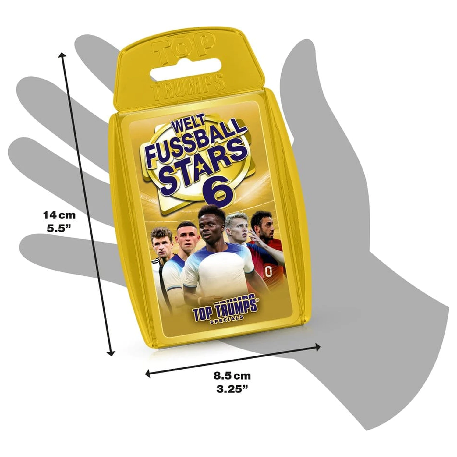 World Football Stars 6 Karten-Spiel Top Trumps *German Version* Produktfoto