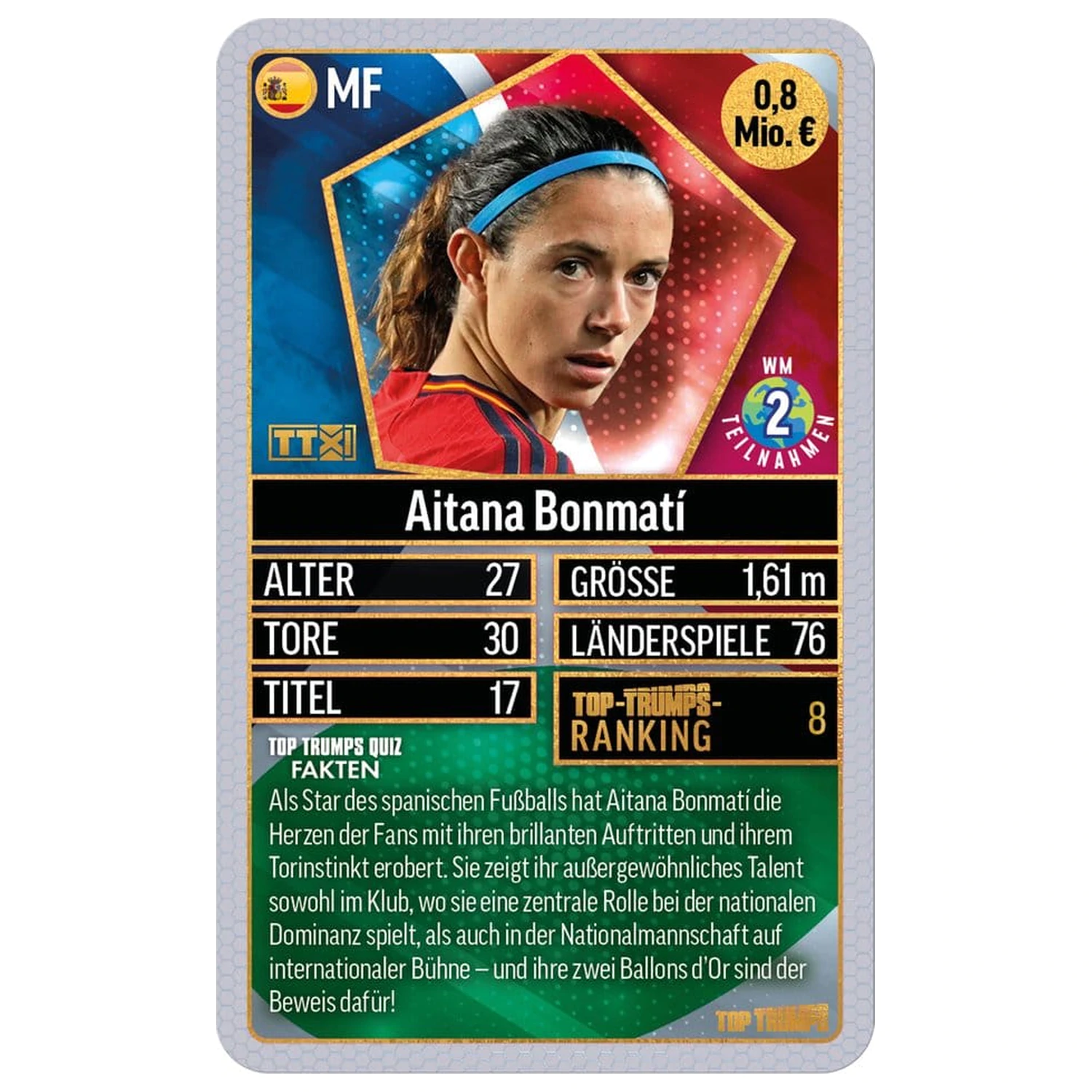 World Football Stars Sammelkartenspiel 200 Packung 5 *Deutsche Version* Produktfoto