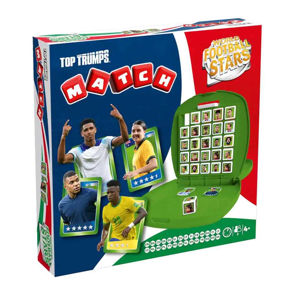World football stars Top Trumps Match - The Crazy Cube Spiel Grüne Version Produktfoto