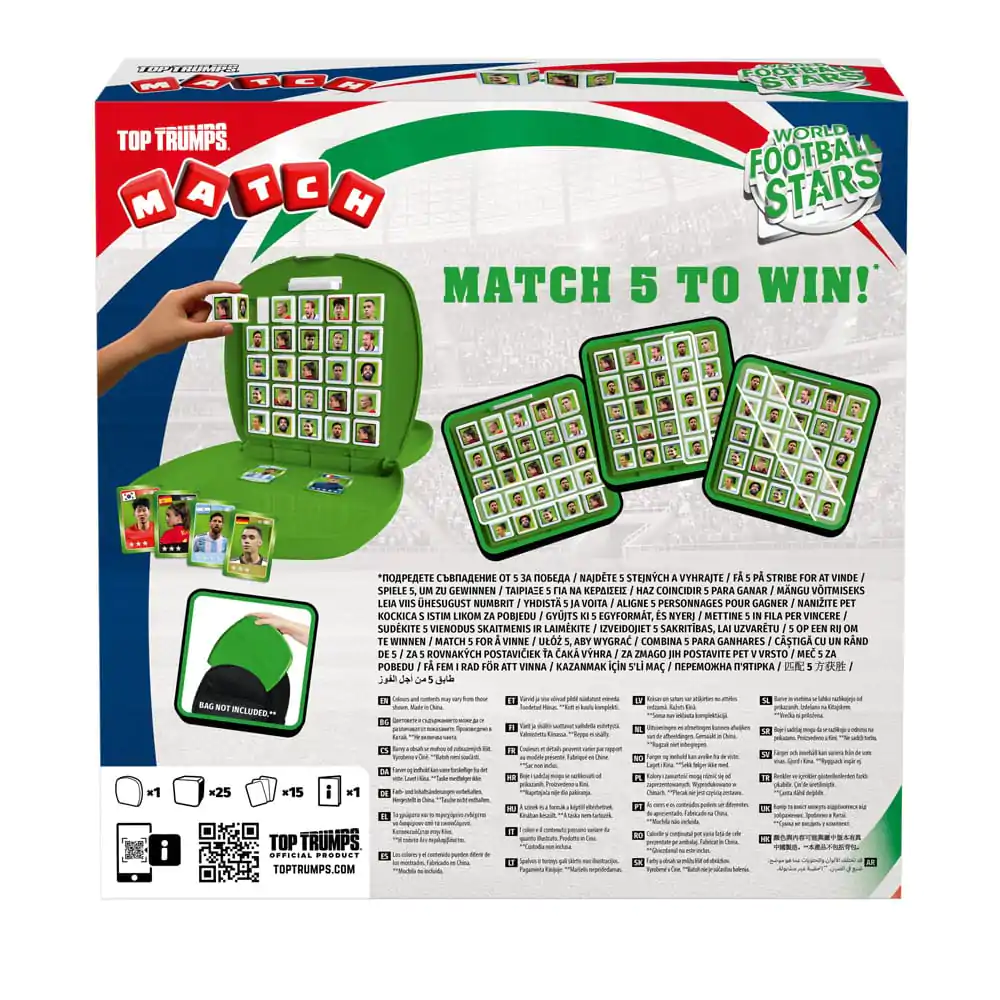 World football stars Top Trumps Match - The Crazy Cube Spiel Grüne Version Produktfoto