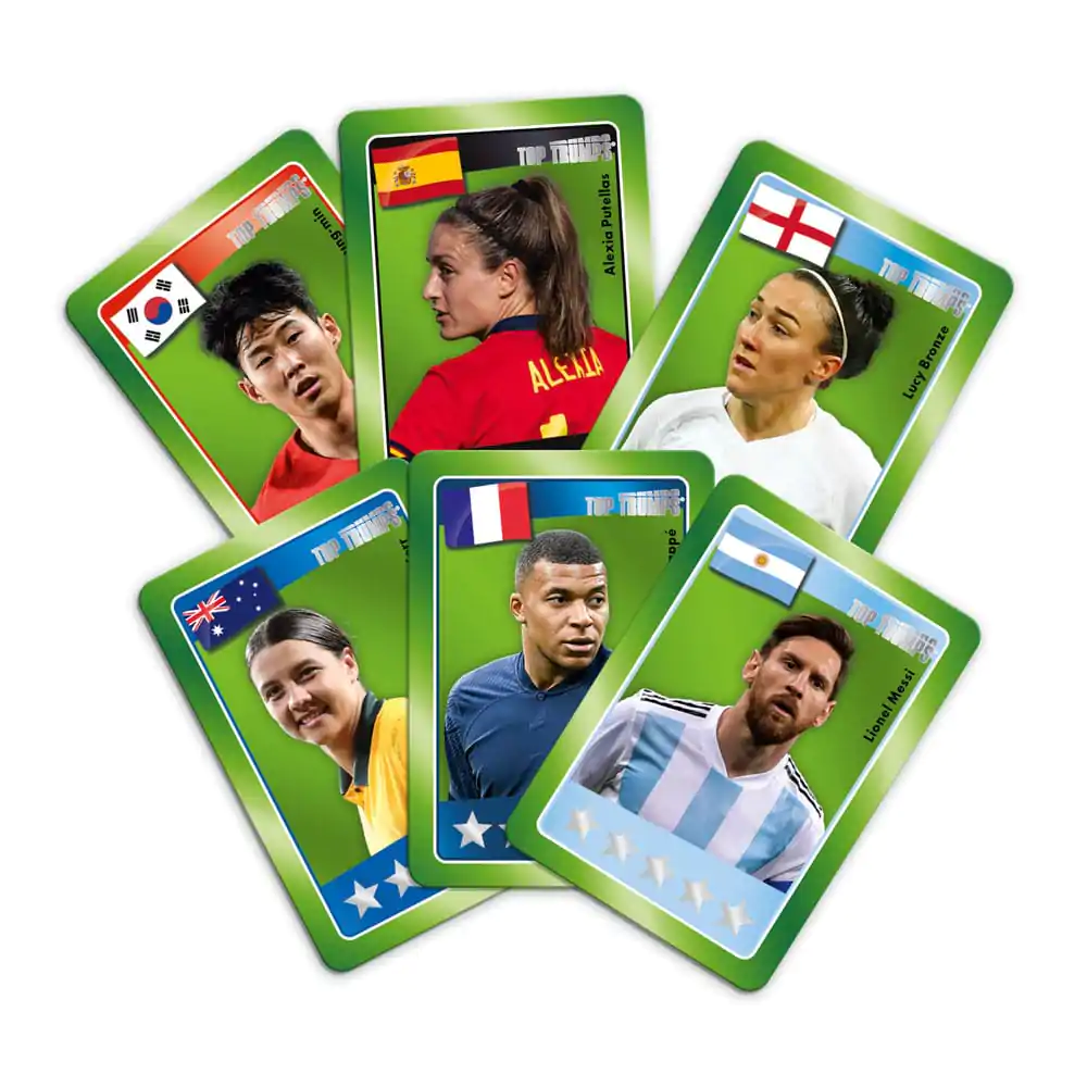 World football stars Top Trumps Match - The Crazy Cube Spiel Grüne Version Produktfoto