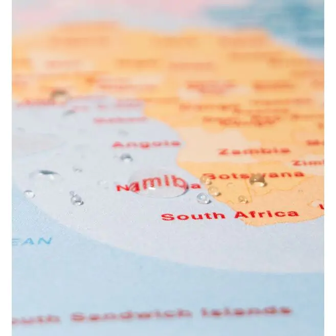 World Map Gaming Schreibtischunterlage Produktfoto