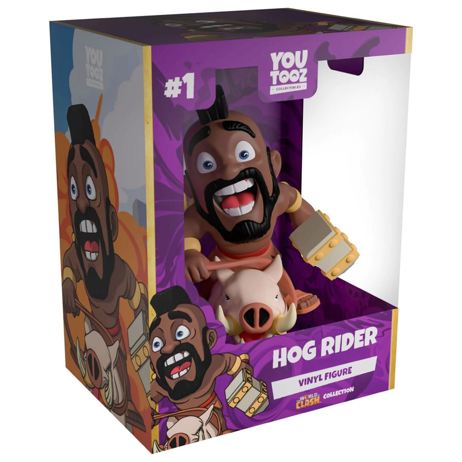 World of Clash Vinyl Figur Hog Rider 11 cm Produktfoto